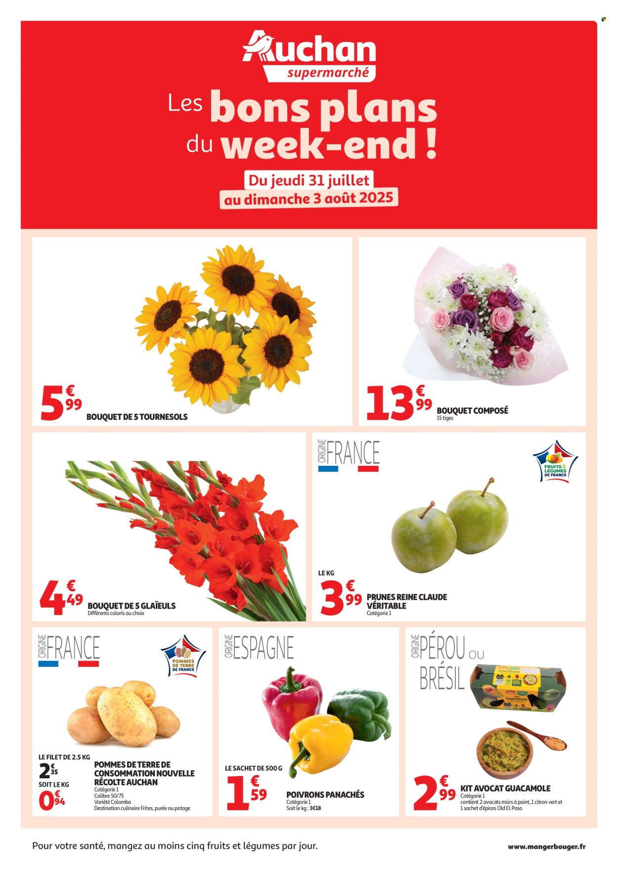 Catalogue Auchan - 31/07/2025 - 03/08/2025. Page 1