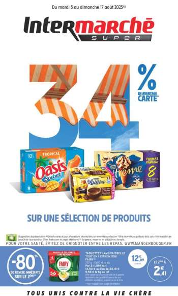 Catalogue Intermarché Super - 05/08/2025 - 17/08/2025.