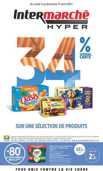 Catalogue Intermarché Hyper - 05/08/2025 - 17/08/2025.