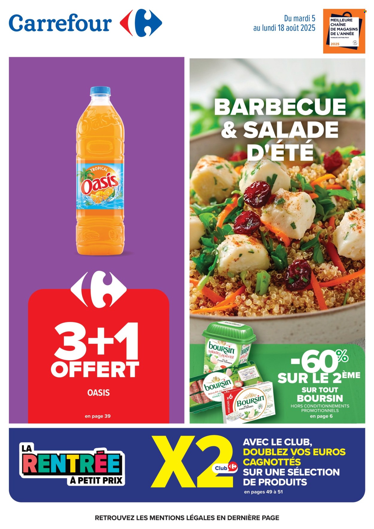 Catalogue Carrefour Hypermarchés - 05/08/2025 - 18/08/2025. Page 1
