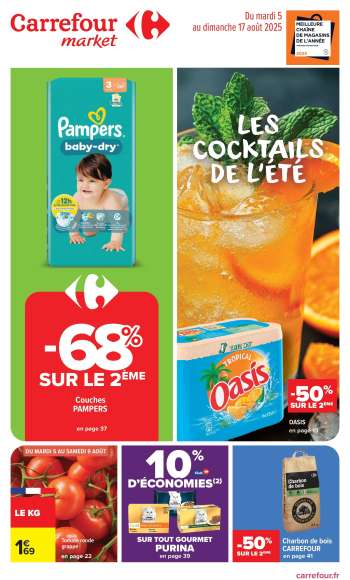Catalogue Carrefour Market - 05/08/2025 - 17/08/2025.