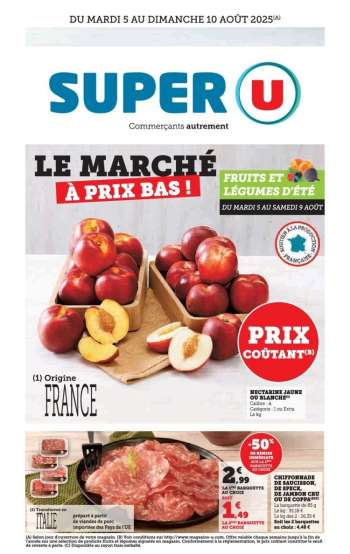 Catalogue SUPER U - 05/08/2025 - 10/08/2025.