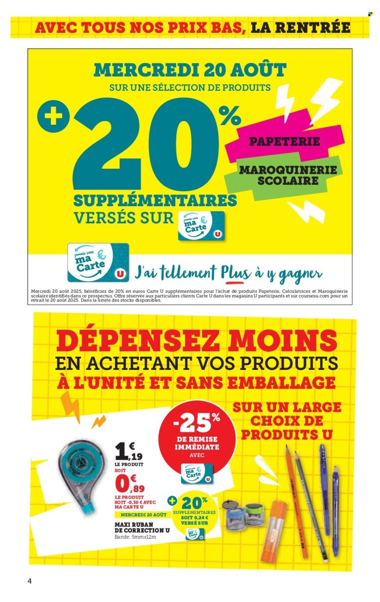 Catalogue SUPER U - 05/08/2025 - 24/08/2025. Page 4