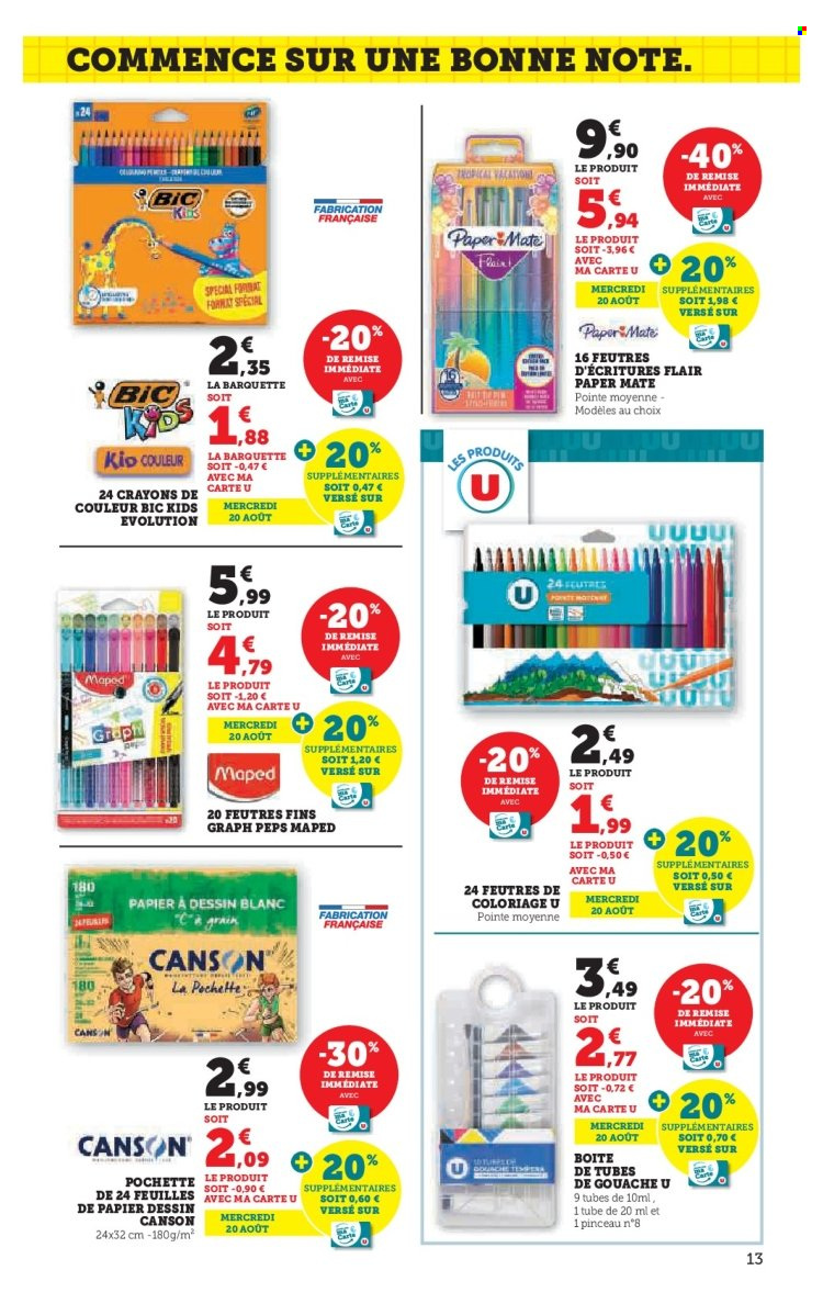 Catalogue SUPER U - 05/08/2025 - 24/08/2025. Page 13