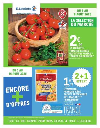 Catalogue E.Leclerc - 05/08/2025 - 16/08/2025.