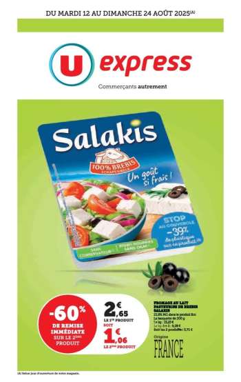 Catalogue U express - 12/08/2025 - 24/08/2025.