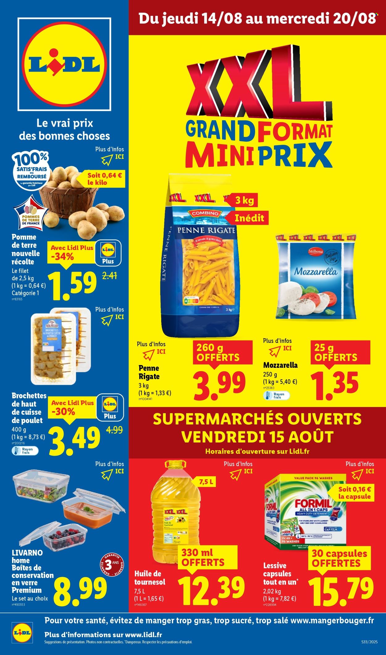 Catalogue Lidl - 14/08/2025 - 20/08/2025. Page 1