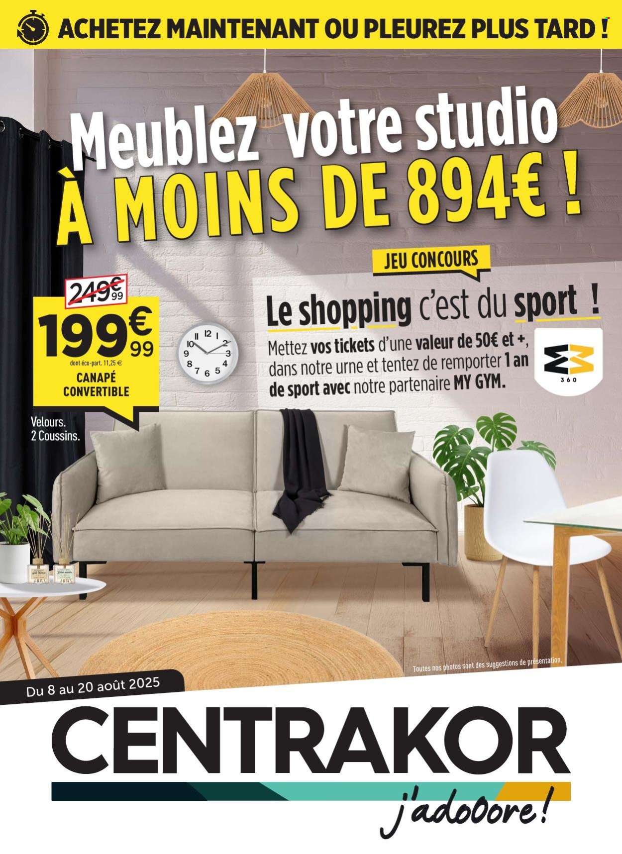 Catalogue Centrakor - 08/08/2025 - 20/08/2025. Page 1