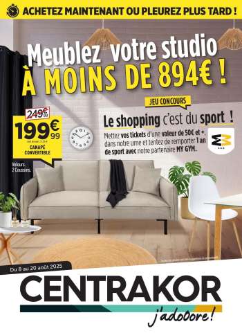 Catalogue Centrakor - 08/08/2025 - 20/08/2025.