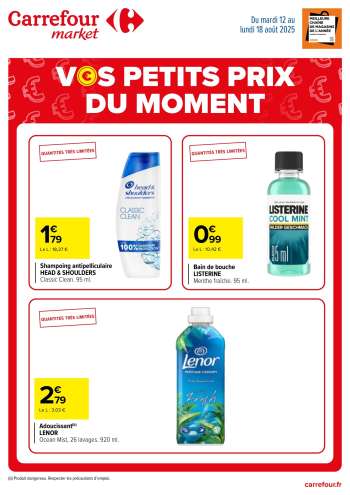 Catalogue Carrefour Market - 12/08/2025 - 18/08/2025.