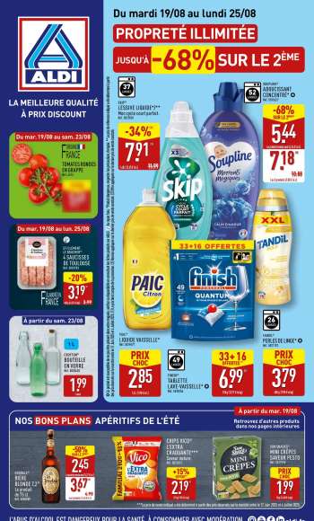 Catalogue ALDI - 19/08/2025 - 25/08/2025.