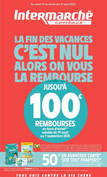 Catalogue Intermarché Contact - 19/08/2025 - 31/08/2025.