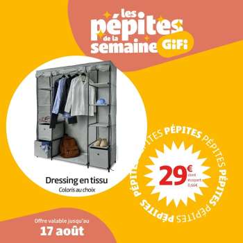 Catalogue GiFi - 12/08/2025 - 17/08/2025.
