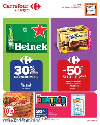 Catalogue Carrefour Market - 19/08/2025 - 31/08/2025.