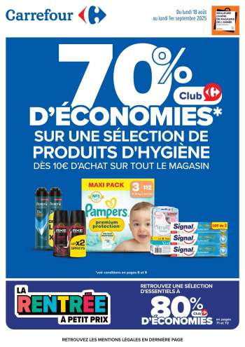 Catalogue Carrefour Hypermarchés - 18/08/2025 - 01/09/2025.