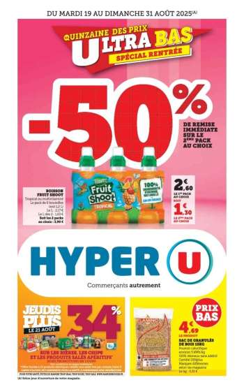 Catalogue HYPER U - 19/08/2025 - 31/08/2025.