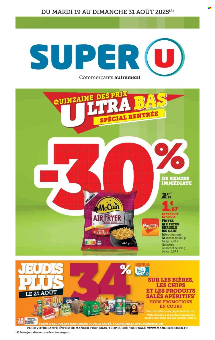 Catalogue SUPER U - 19/08/2025 - 31/08/2025. Page 1
