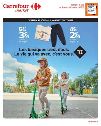 Catalogue Carrefour Market - 19/08/2025 - 02/11/2025.