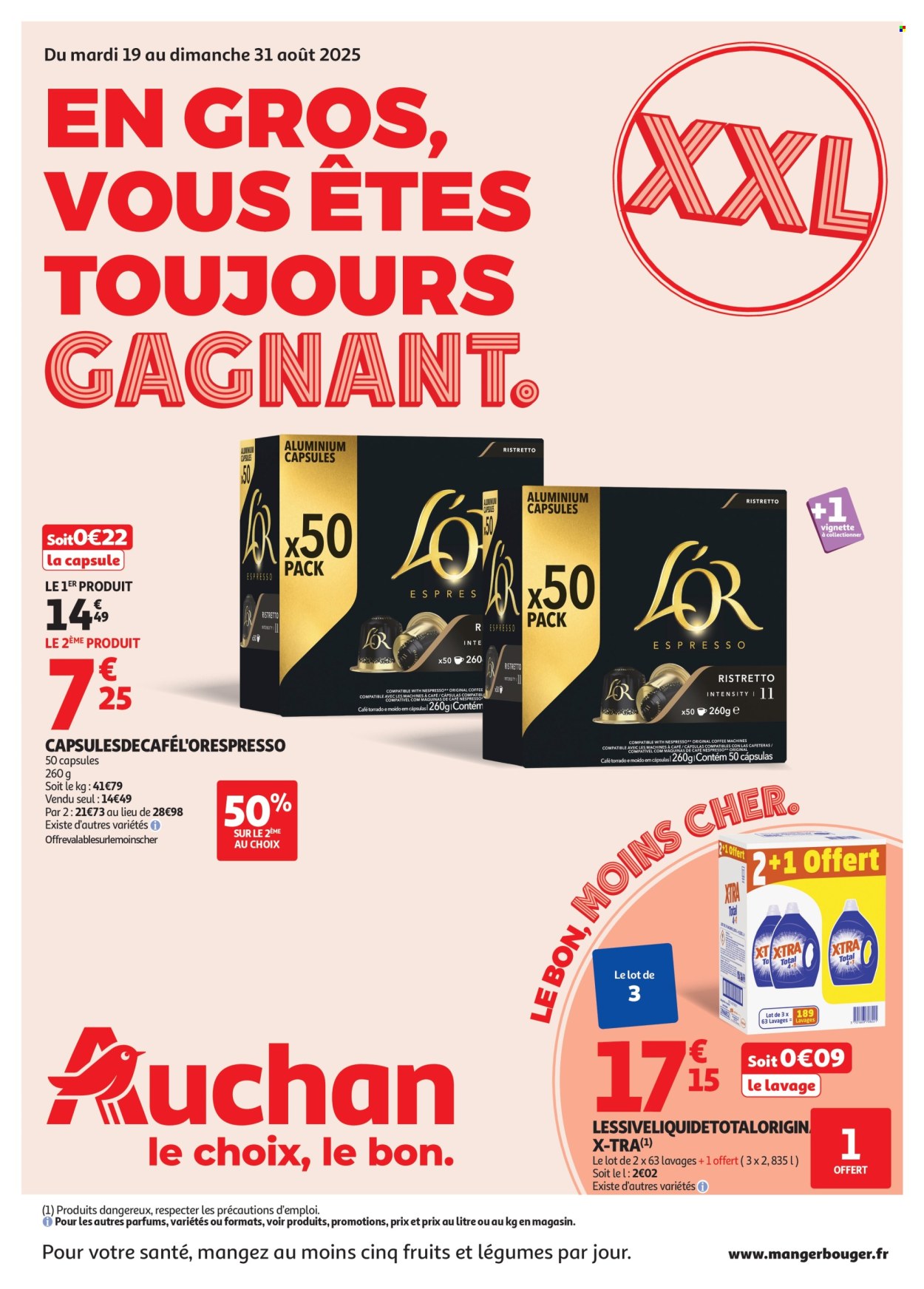 Catalogue Auchan - 19/08/2025 - 31/08/2025. Page 1