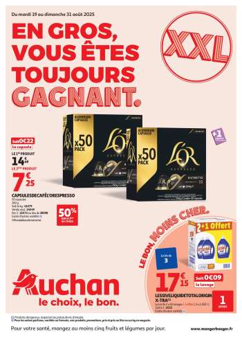 Catalogue Auchan - 19/08/2025 - 31/08/2025.