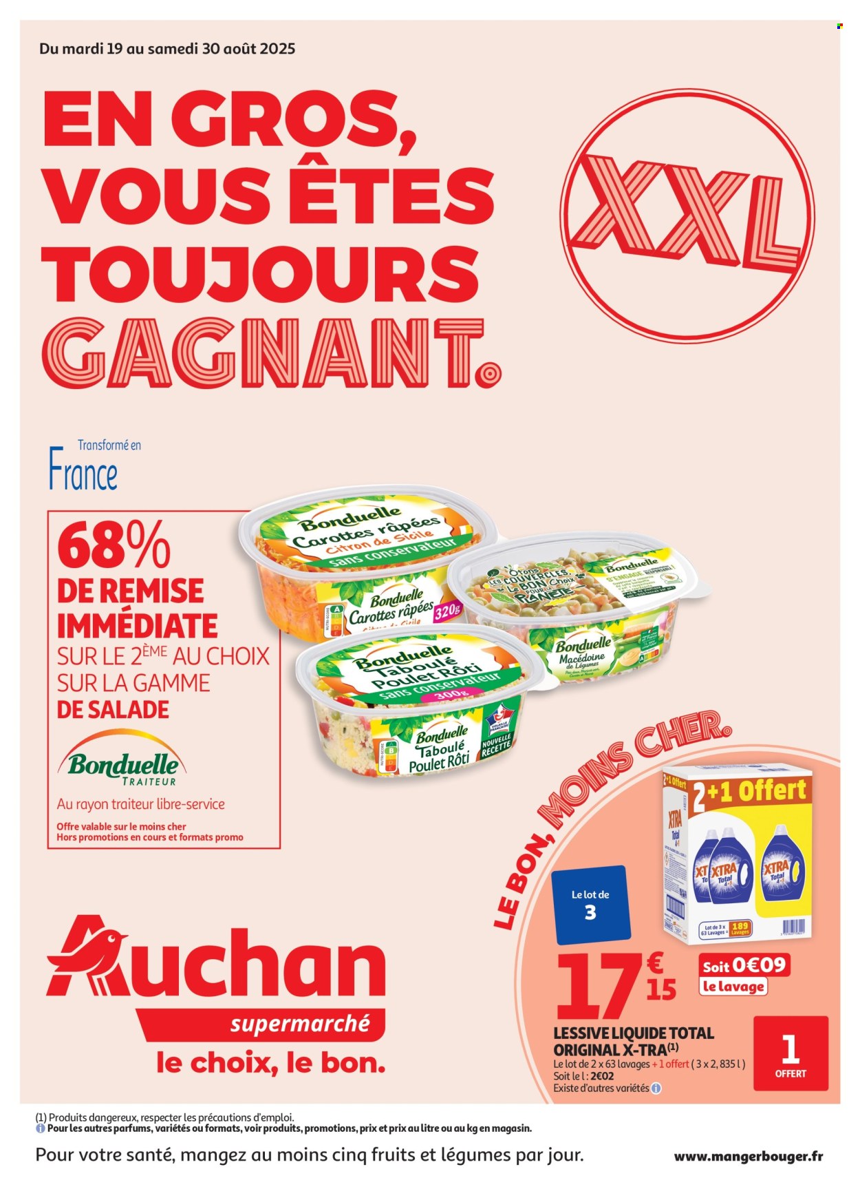 Catalogue Auchan - 19/08/2025 - 30/08/2025. Page 1