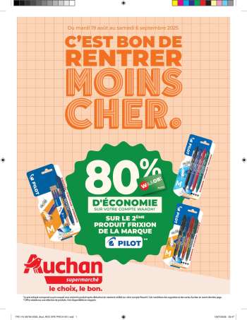 Catalogue Auchan - 19/08/2025 - 06/09/2025.