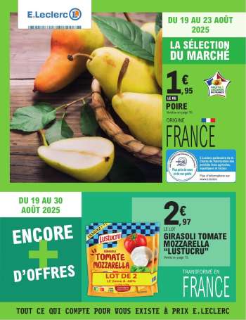Catalogue E.Leclerc - 19/08/2025 - 30/08/2025.