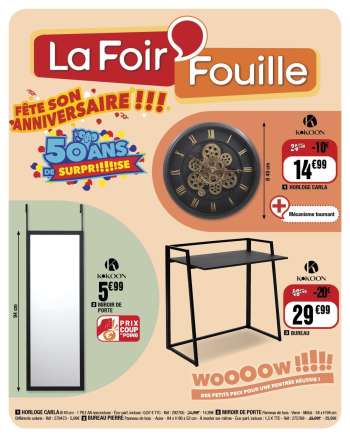 Catalogue La Foir'Fouille - 18/08/2025 - 24/08/2025.