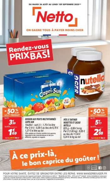 Catalogue Netto - 26/08/2025 - 01/09/2025.