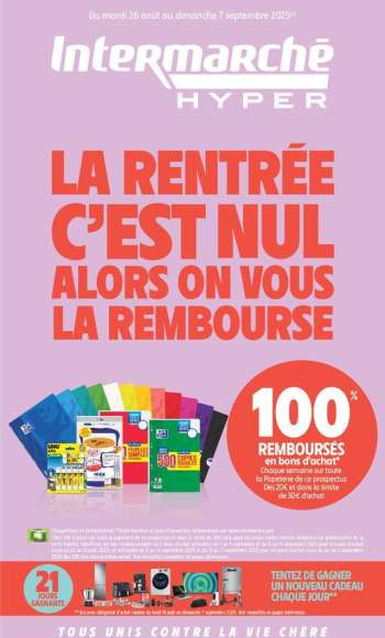 Catalogue Intermarché Hyper - 26/08/2025 - 07/09/2025.