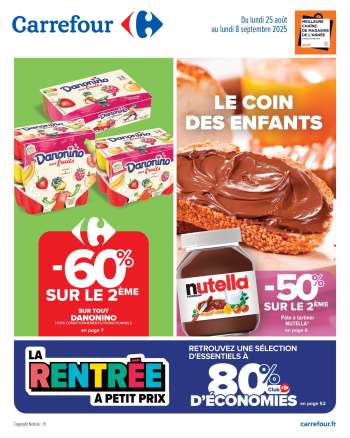 Catalogue Carrefour Hypermarchés - 25/08/2025 - 08/09/2025.