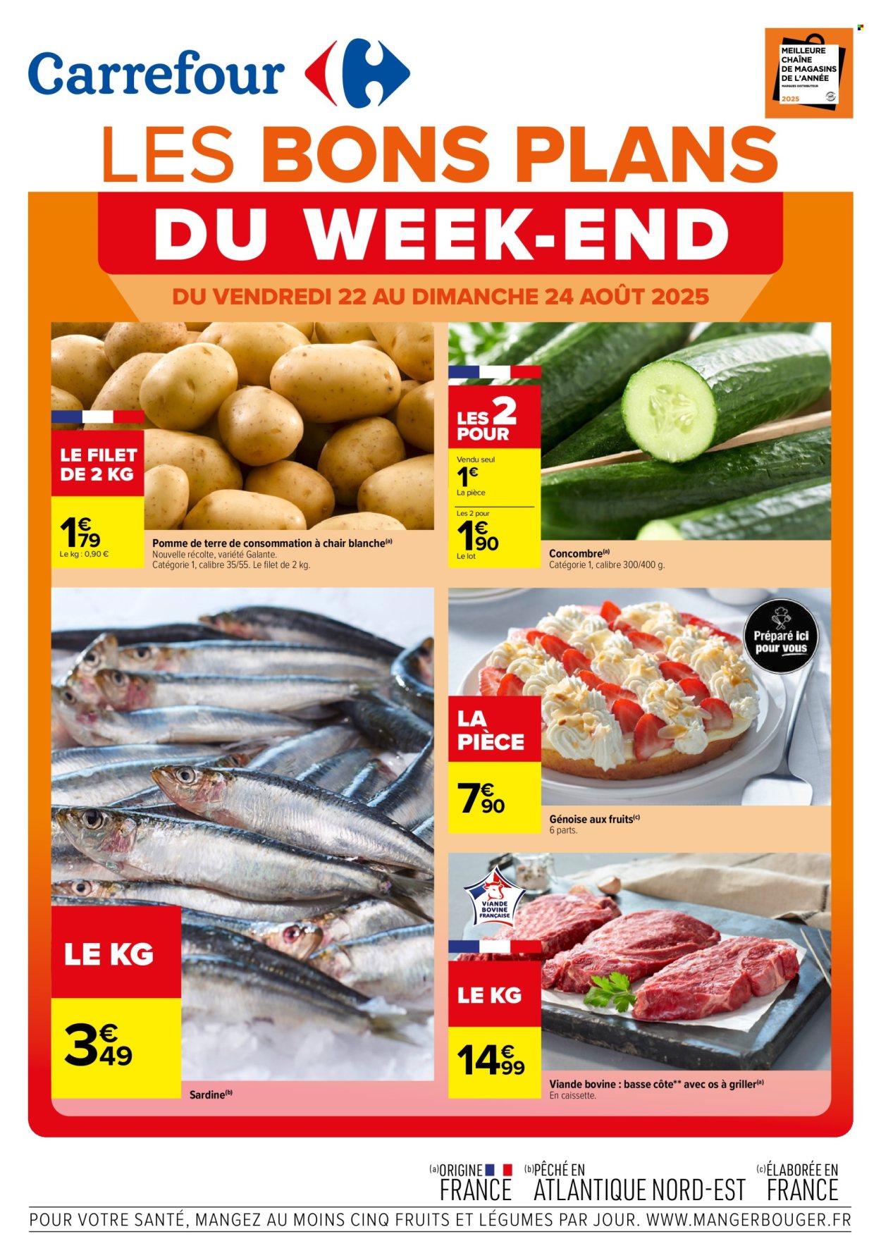 Catalogue Carrefour Hypermarchés - 22/08/2025 - 24/08/2025. Page 1