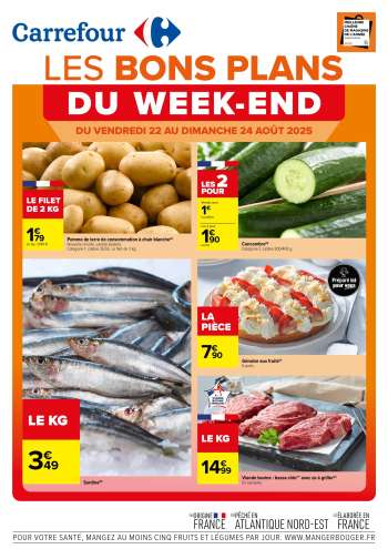 Catalogue Carrefour Hypermarchés - 22/08/2025 - 24/08/2025.