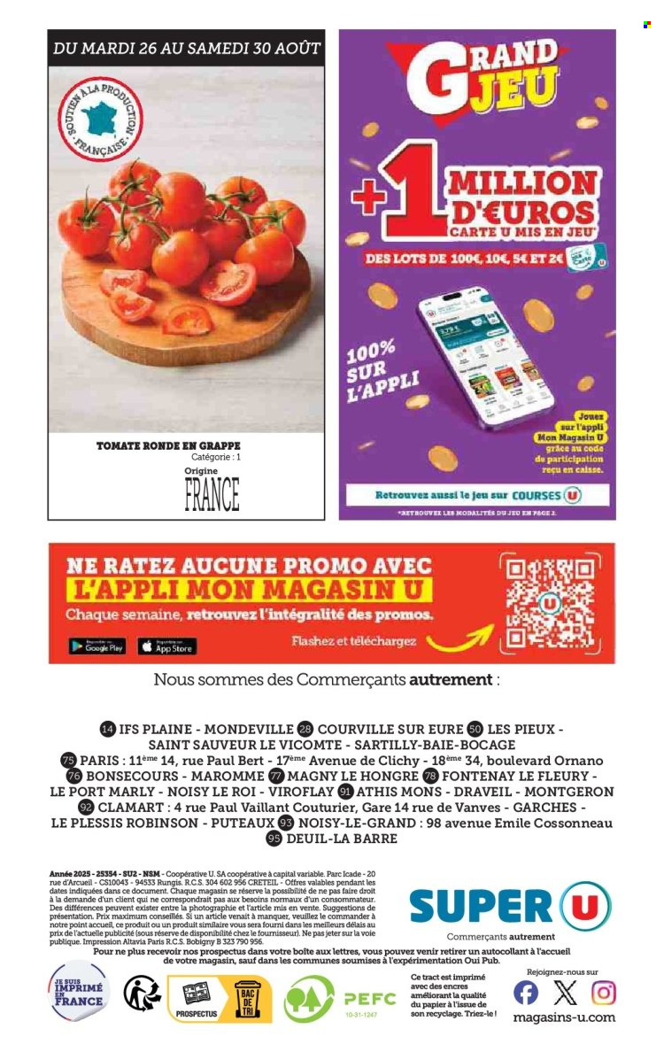 Catalogue SUPER U - 26/08/2025 - 07/09/2025. Page 32