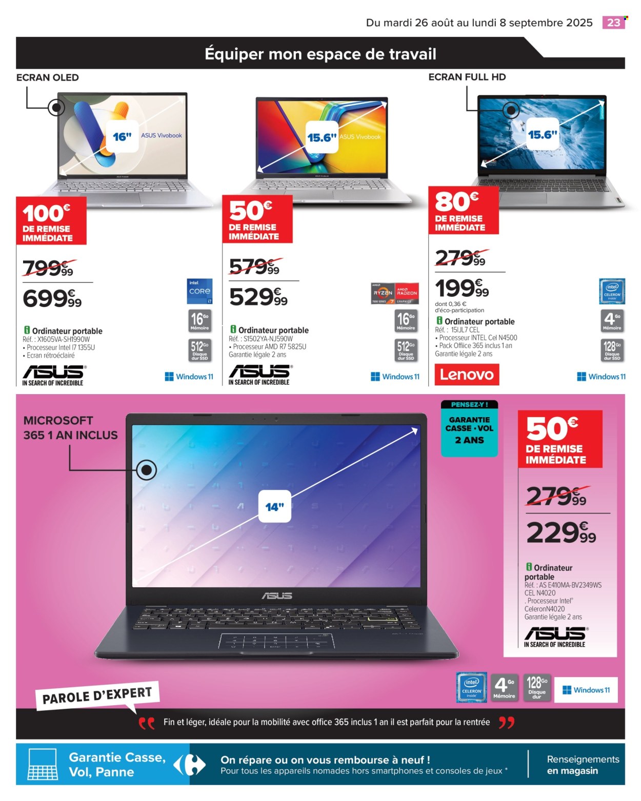 Catalogue Carrefour Hypermarchés - 26/08/2025 - 08/09/2025. Page 25