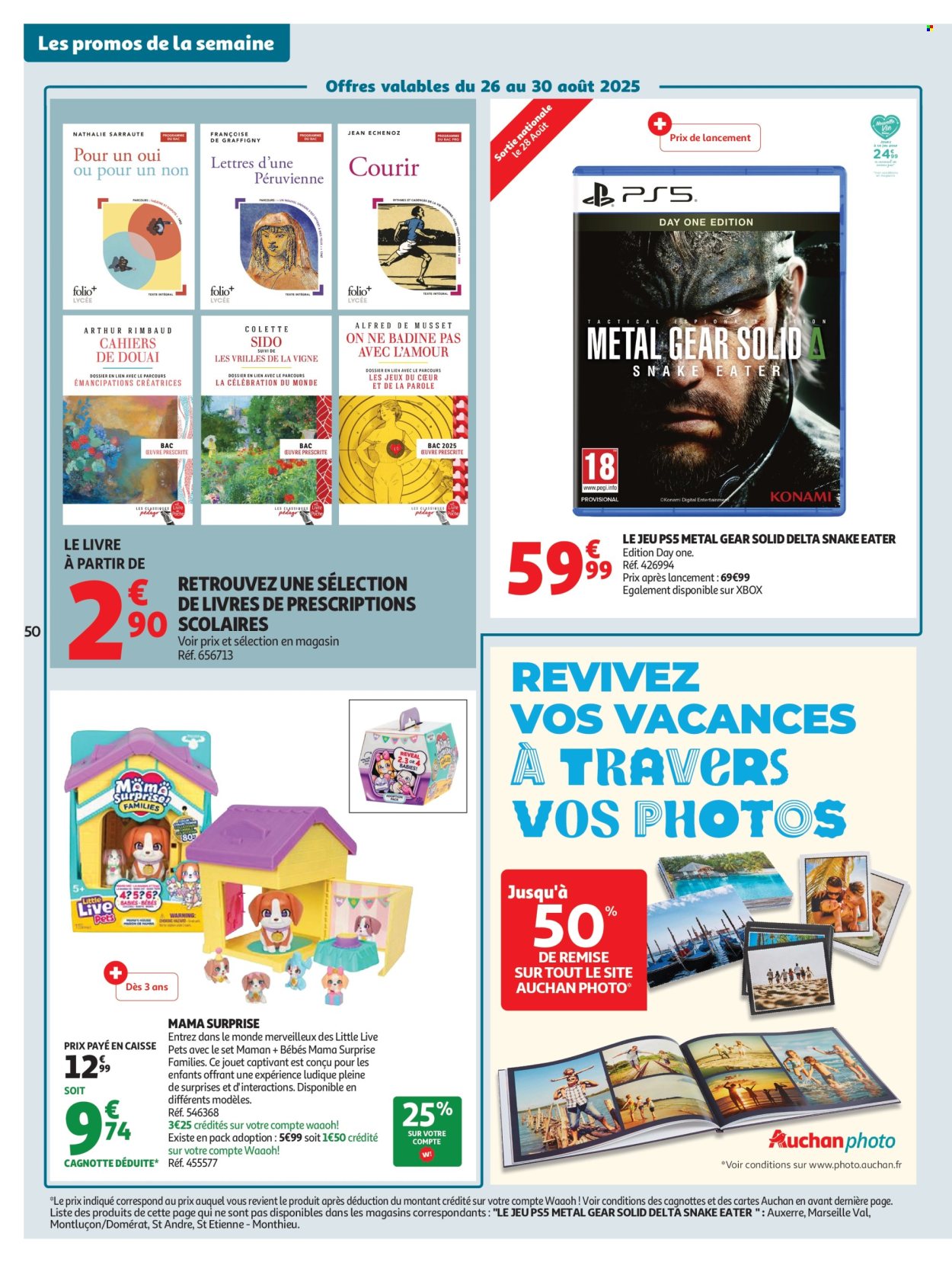Catalogue Auchan - 26/08/2025 - 07/09/2025. Page 50