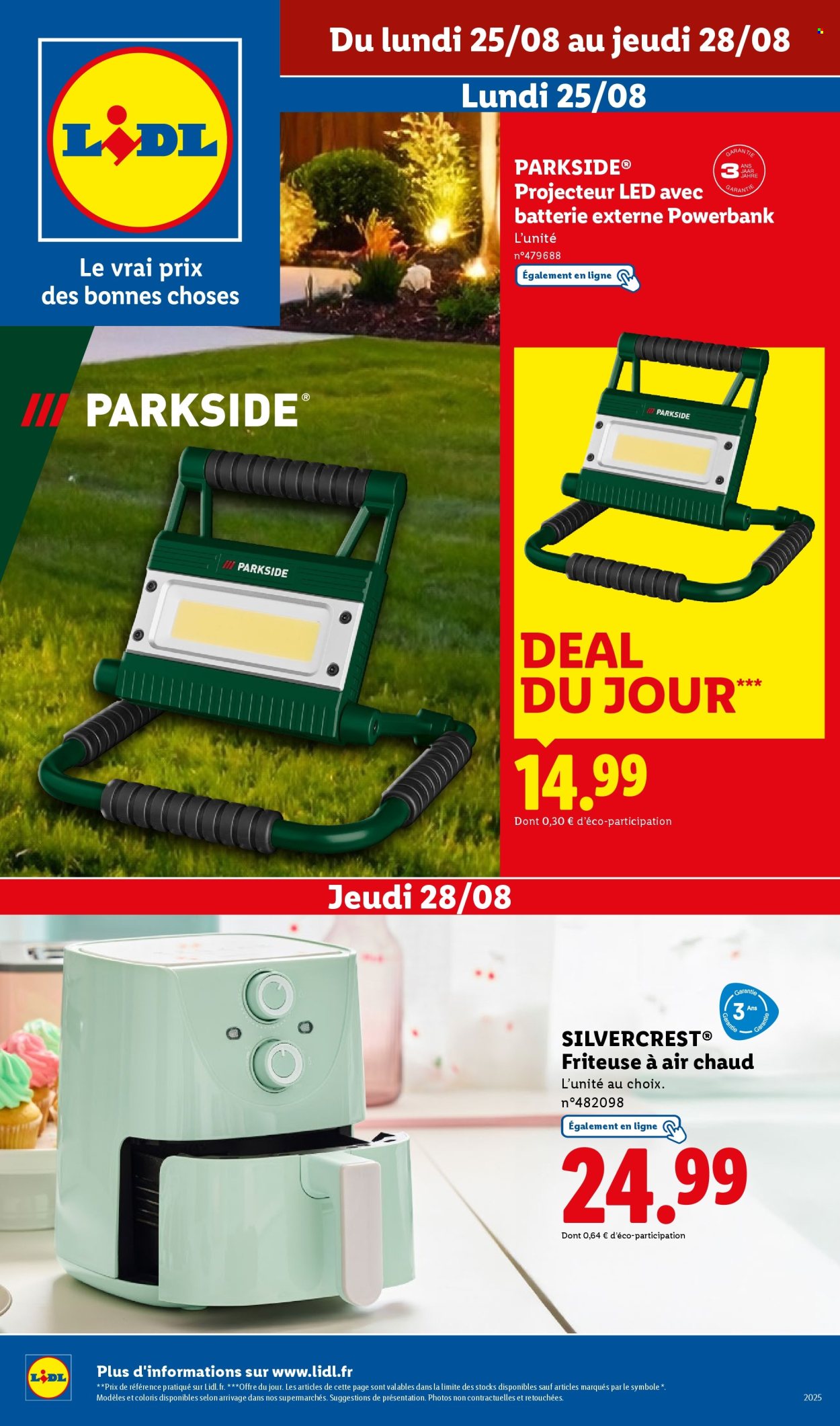 Catalogue Lidl - 25/08/2025 - 28/08/2025. Page 1
