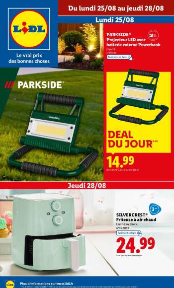 Catalogue Lidl - 25/08/2025 - 28/08/2025.