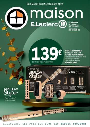 Catalogue E.Leclerc - 26/08/2025 - 07/09/2025.