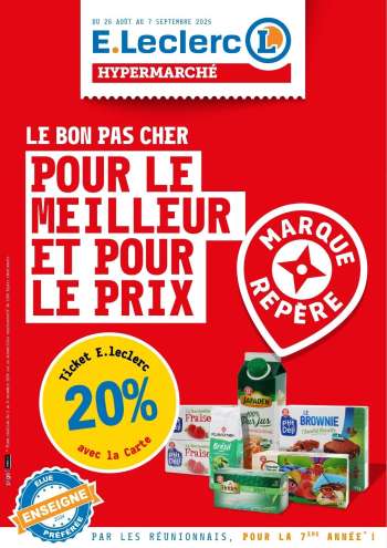 Catalogue E.Leclerc - 26/08/2025 - 07/09/2025.