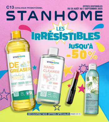 Catalogue Stanhome - 25/08/2025 - 07/09/2025.