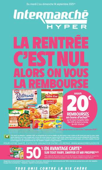 Catalogue Intermarché Hyper - 02/09/2025 - 14/09/2025.