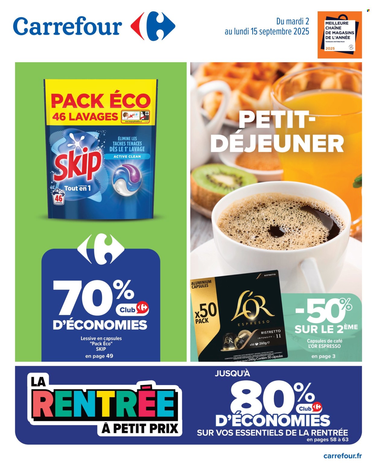Catalogue Carrefour Hypermarchés - 02/09/2025 - 15/09/2025. Page 1