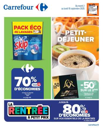 Catalogue Carrefour Hypermarchés - 02/09/2025 - 15/09/2025.