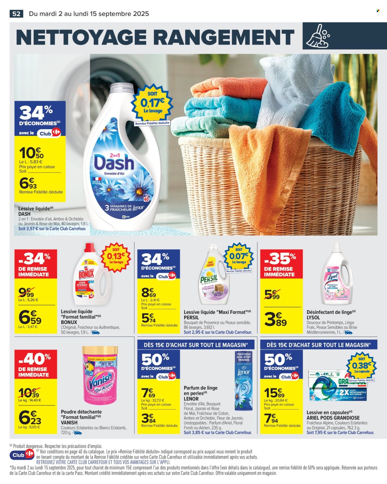 Catalogue Carrefour Hypermarchés - 02/09/2025 - 15/09/2025. Page 54