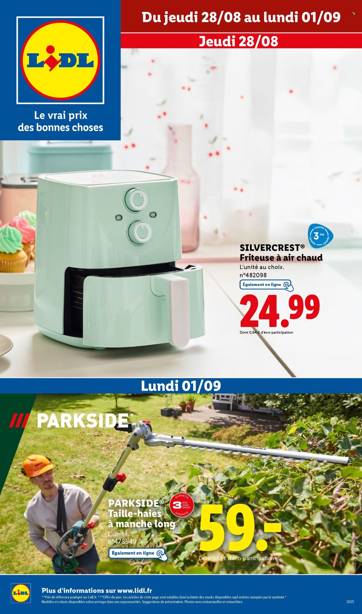 Catalogue Lidl - 28/08/2025 - 01/09/2025. Page 1