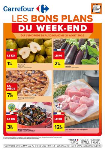 Catalogue Carrefour Hypermarchés - 29/08/2025 - 31/08/2025.