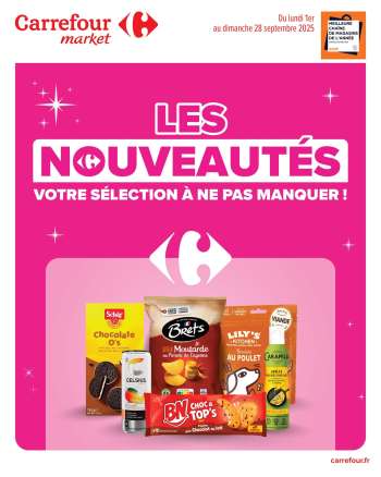 Catalogue Carrefour Market - 01/09/2025 - 28/09/2025.