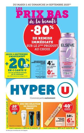 Catalogue HYPER U - 02/09/2025 - 14/09/2025.