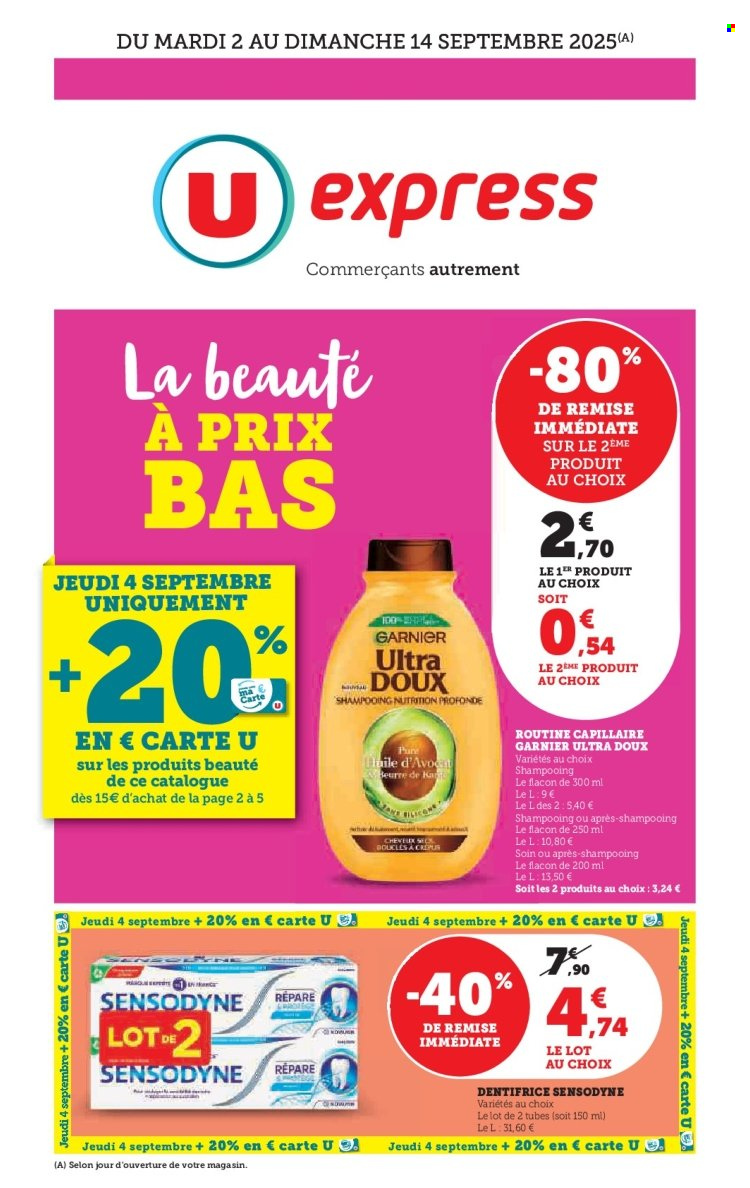 Catalogue U express - 02/09/2025 - 14/09/2025. Page 1